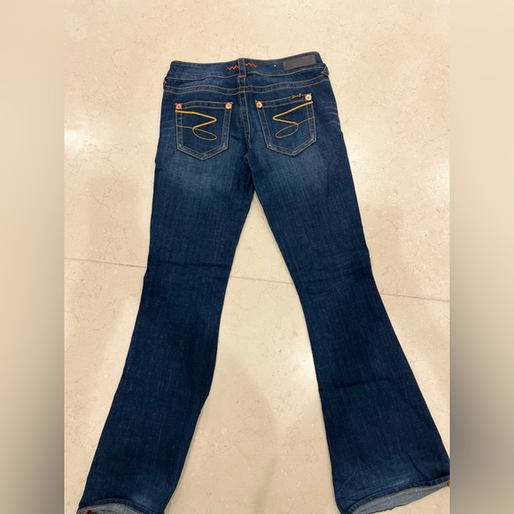 Seven jeans with contrast stitching, flares - Picture 2 of 4